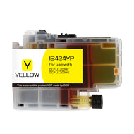 Brother LC424Y kompatible Tintenpatrone – 750 Seiten – Gelb