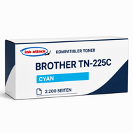 Brother TN-225C kompatibler Toner – 2.200 Seiten – Cyan