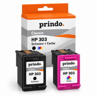 Prindo HP 303 2er-Pack – Schwarz/Farbe