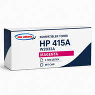 HP W2033A(415A)-compat chip kompatibler Toner – 2.100 Seiten – Magenta