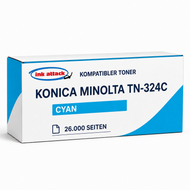 Konica Minolta TN-324C kompatibler Toner – 26.000 Seiten – Cyan