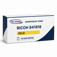 Ricoh 841818 kompatibler Toner – 18.000 Seiten – Gelb