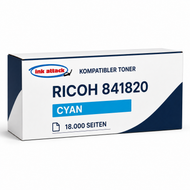 Ricoh 841820 kompatibler Toner – 18.000 Seiten – Cyan